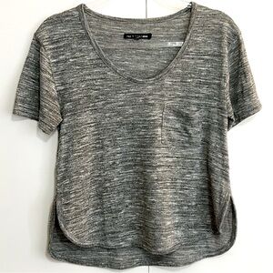 Rag & Bone Jean Women’s XS Grey Knit Single Pocket T-Shirt